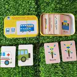 Cognitive Puzzle with Attractive Steel Printing Case