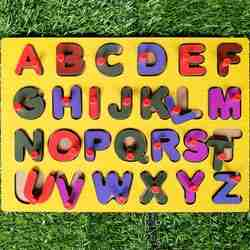 Wooden Alphabet with Knob