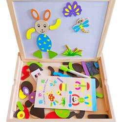Wooden Magnetic Easel,Magnetic Wooden Frame for making Any Formation