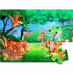 30 Pieces Wooden Jigsaw Puzzle Dinosaur Theme Set