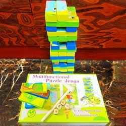 Multifunctional Printed Wooden Zenga Puzzle Toy