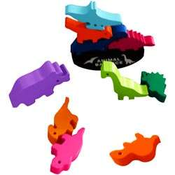 Multicolors Wooden Animal Balance